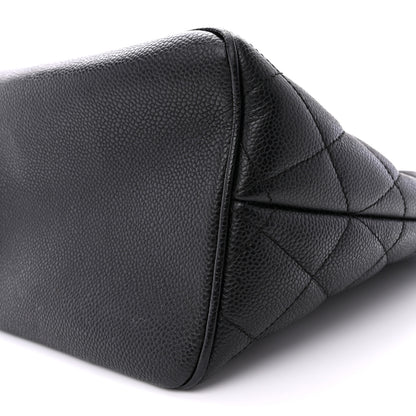 Chanel Caviar Quilted Medallion Tote Black 10 of 12