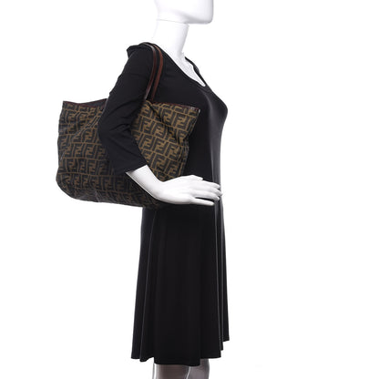 Fendi Zucca Medium Roll Tote Tobacco 2 of 10