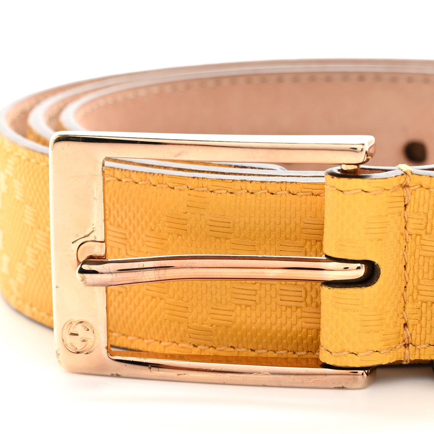 Gucci Hilary Lux Diamante Belt 85 34 Bumblebee 6 of 7