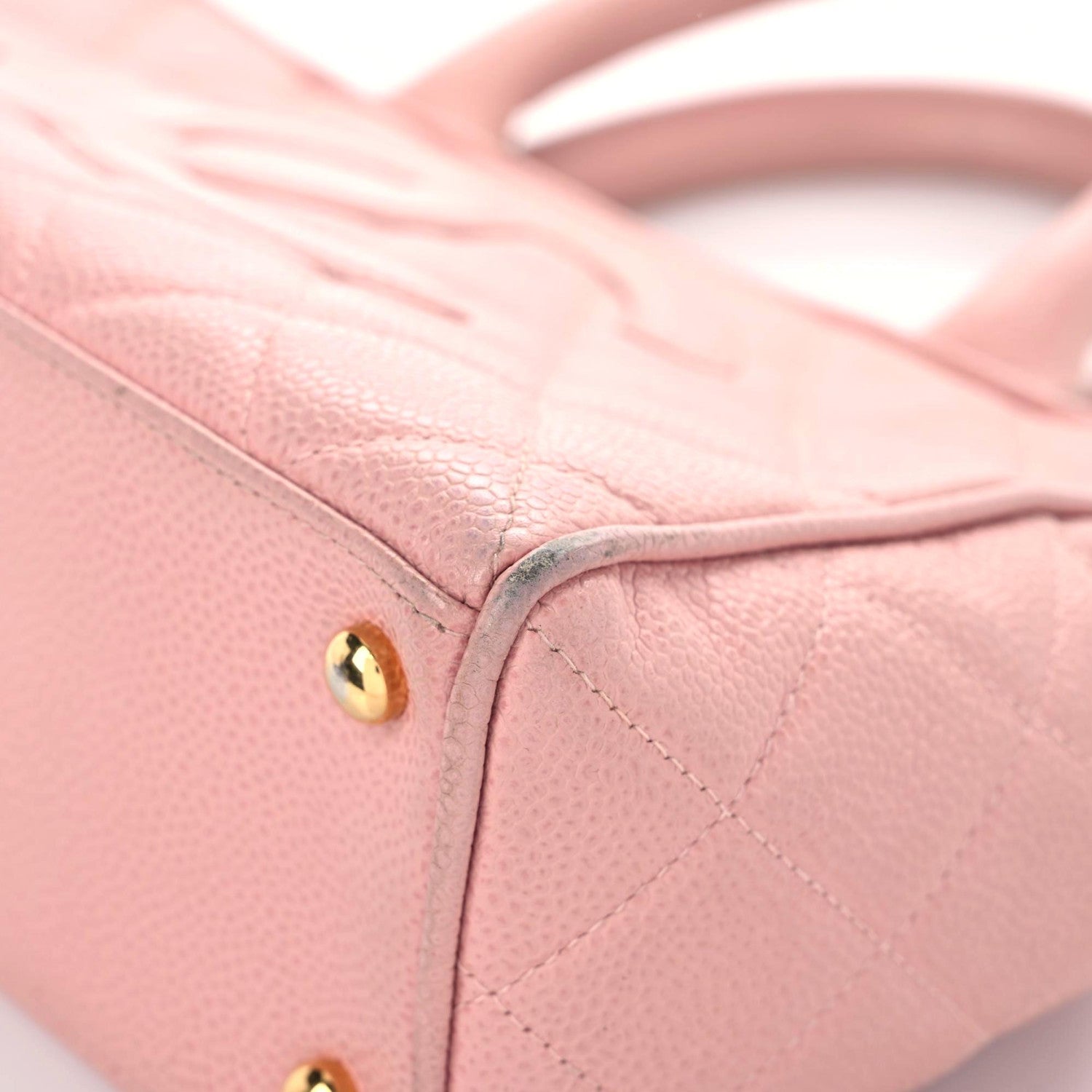 Chanel Caviar Quilted Small Bowler Pink 6 of 19