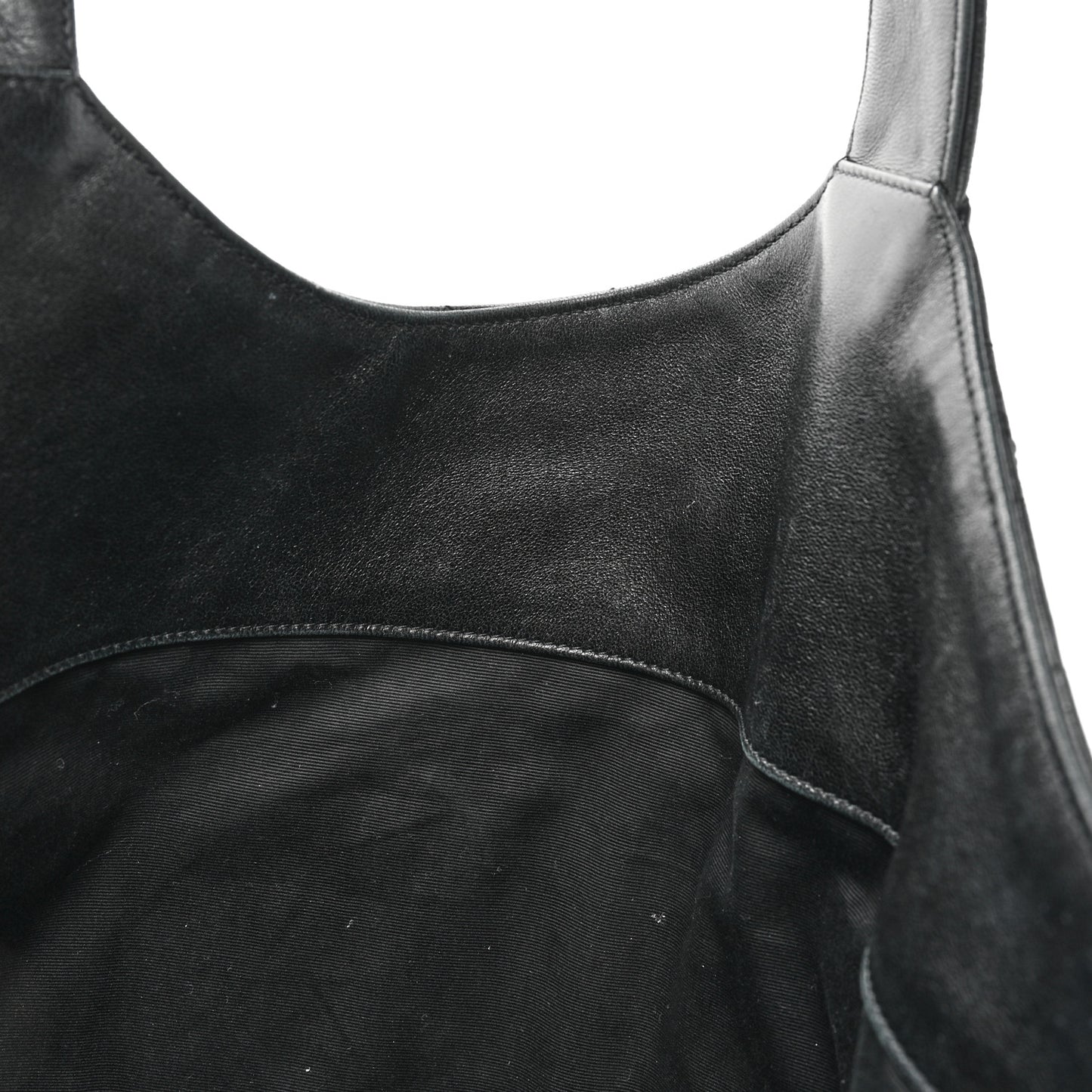 Lambskin Quilted Maxi Icare Shopping Tote Black