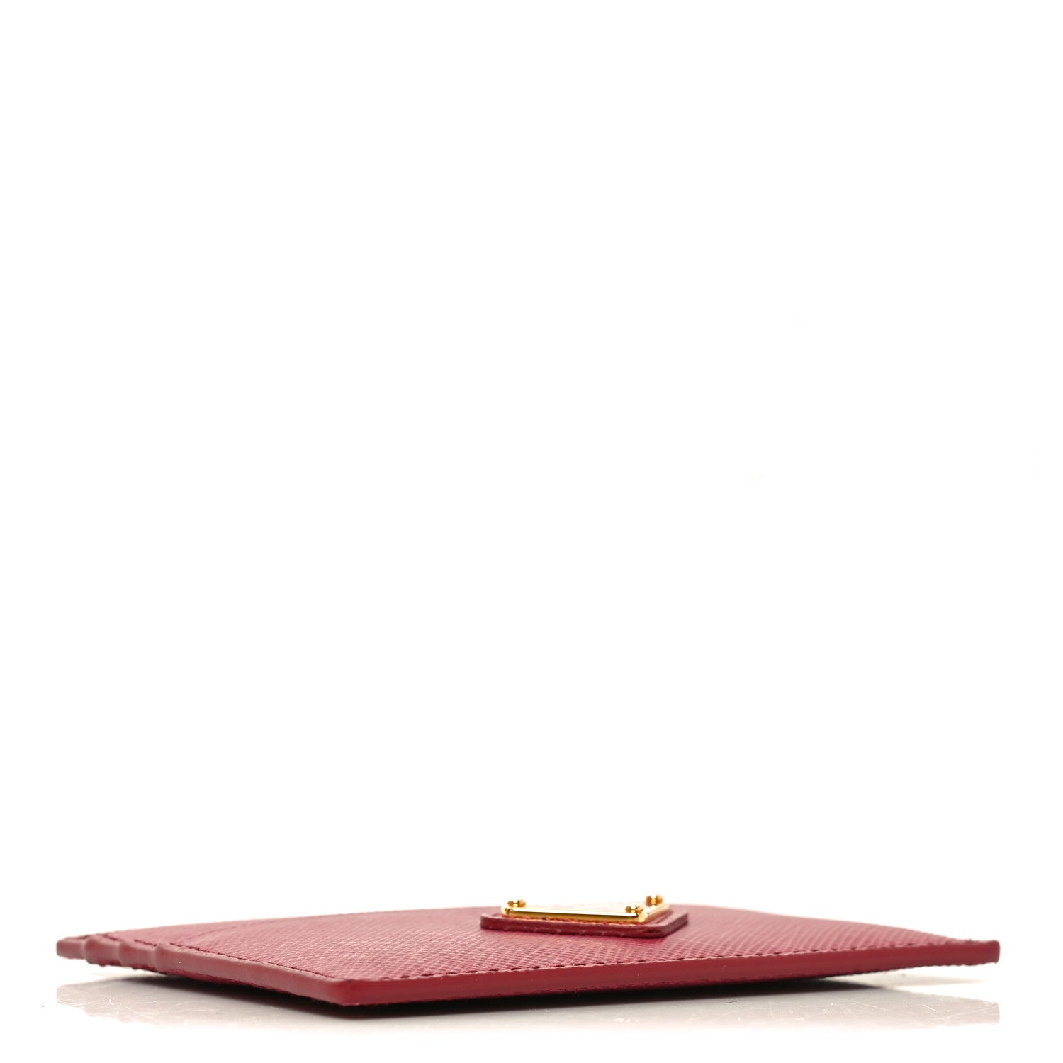 Prada Saffiano Triangle Card Holder Bruyere 4 of 7