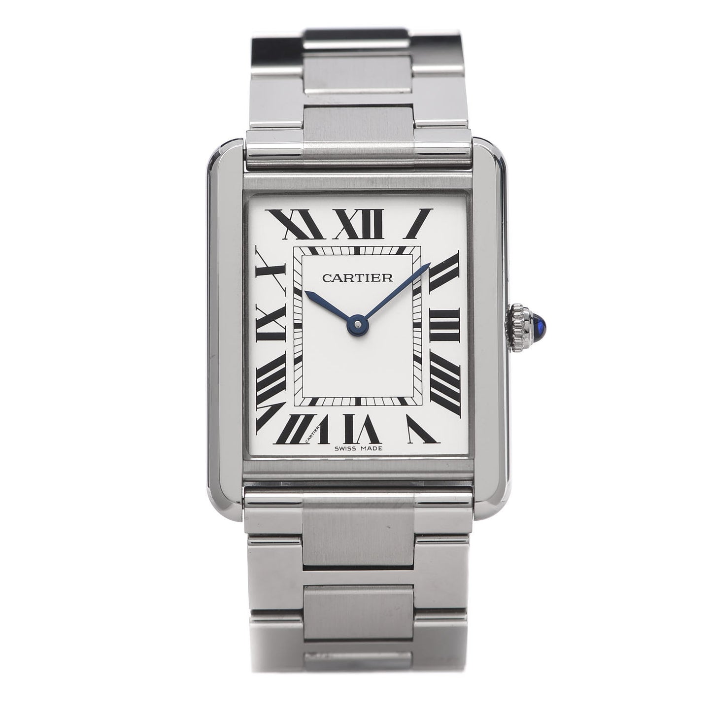 Stainless Steel 27mm Tank Solo Quartz Watch
