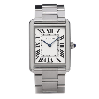 Cartier Stainless Steel 27mm Tank Solo Quartz Watch 1 of 8