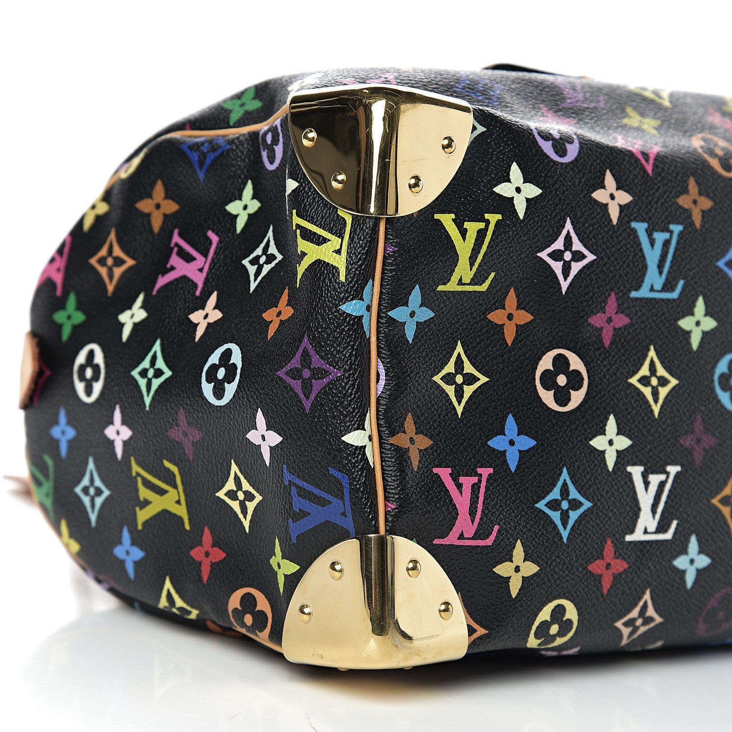 Louis Vuitton Monogram Multicolor Speedy 30 Black 6 of 8