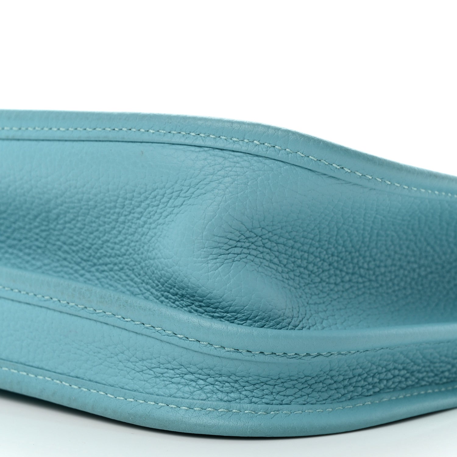 Hermes Taurillon Clemence Evelyne III PM Bleu Atoll 11 of 12