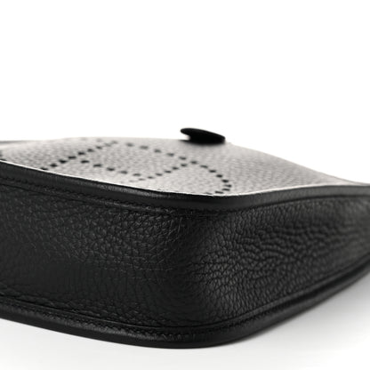 Hermes Taurillon Clemence Evelyne TPM Black 10 of 11
