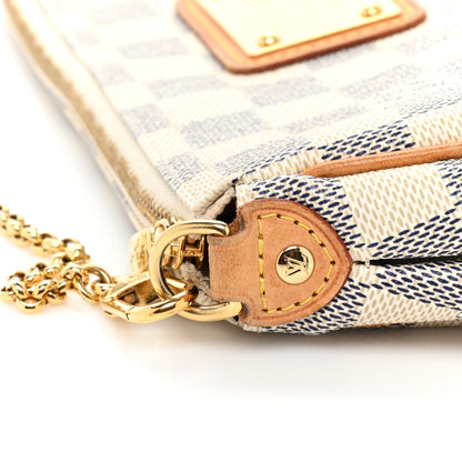 Louis Vuitton Damier Azur Eva Clutch 12 of 14