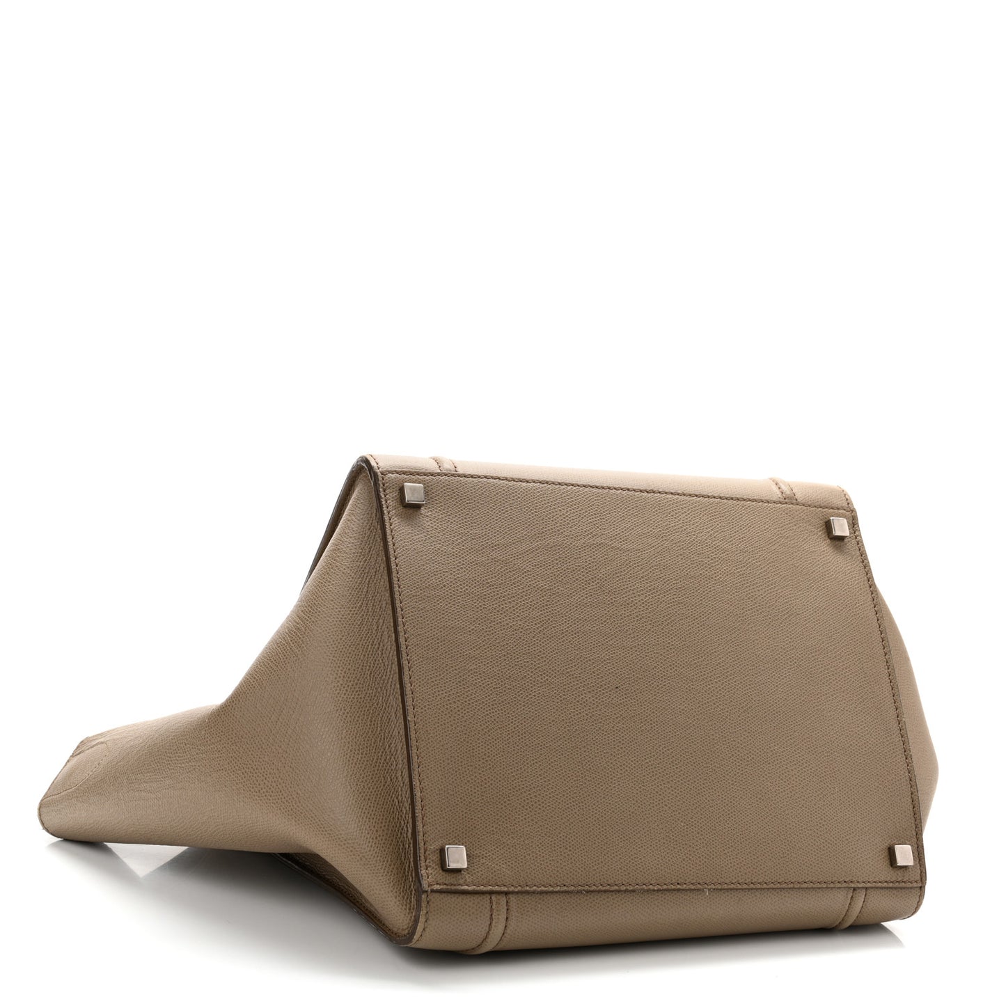 Baby Grained Calfskin Medium Phantom Luggage Taupe