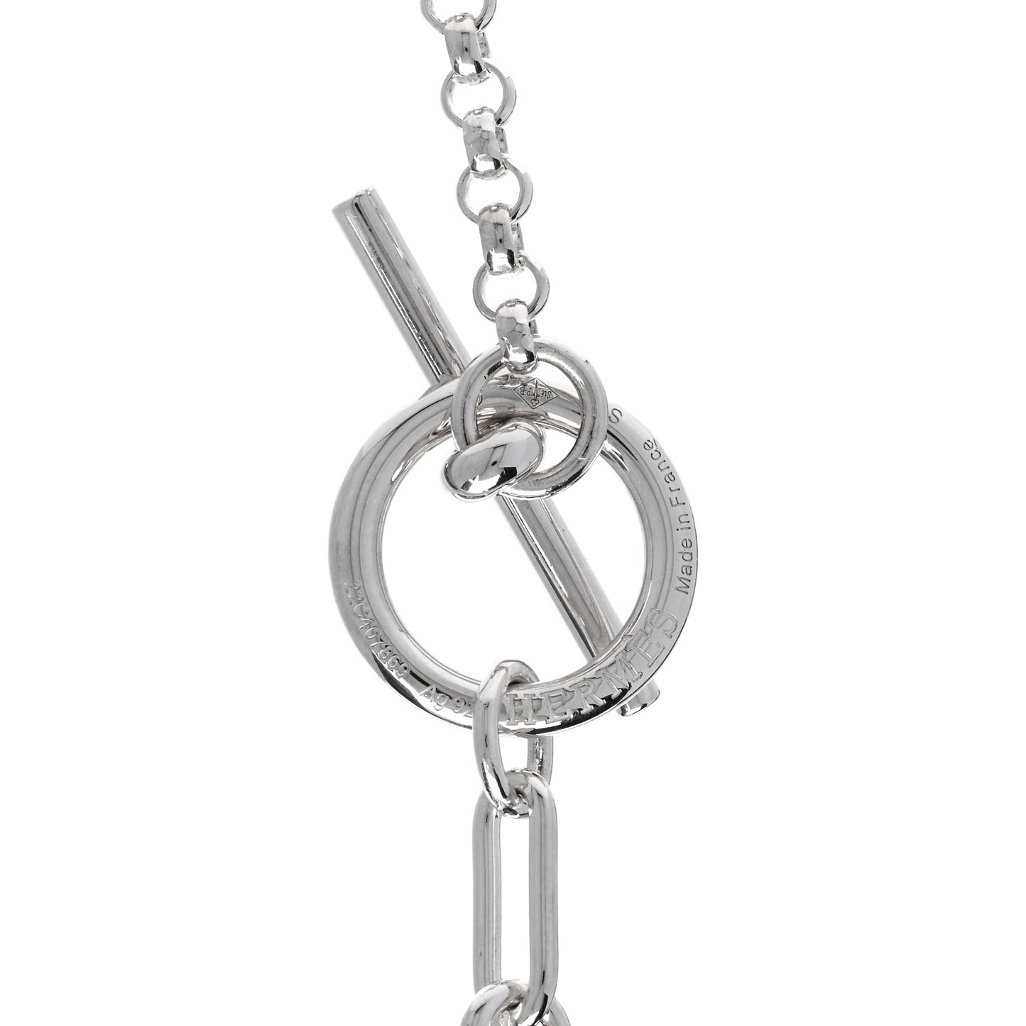 Sterling Silver Chaine d'Ancre Punk Necklace ST