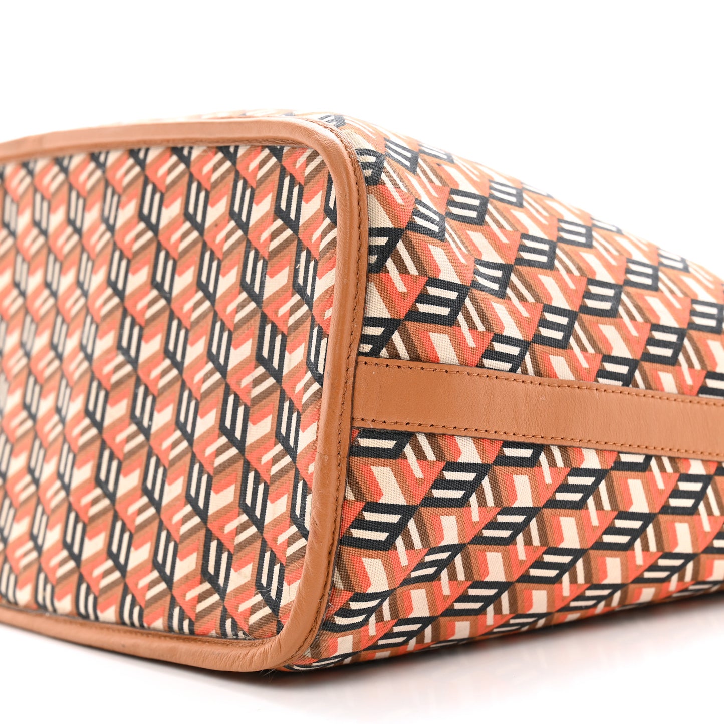 Visetos Medium Liz Reversible Shopper Tote Cognac