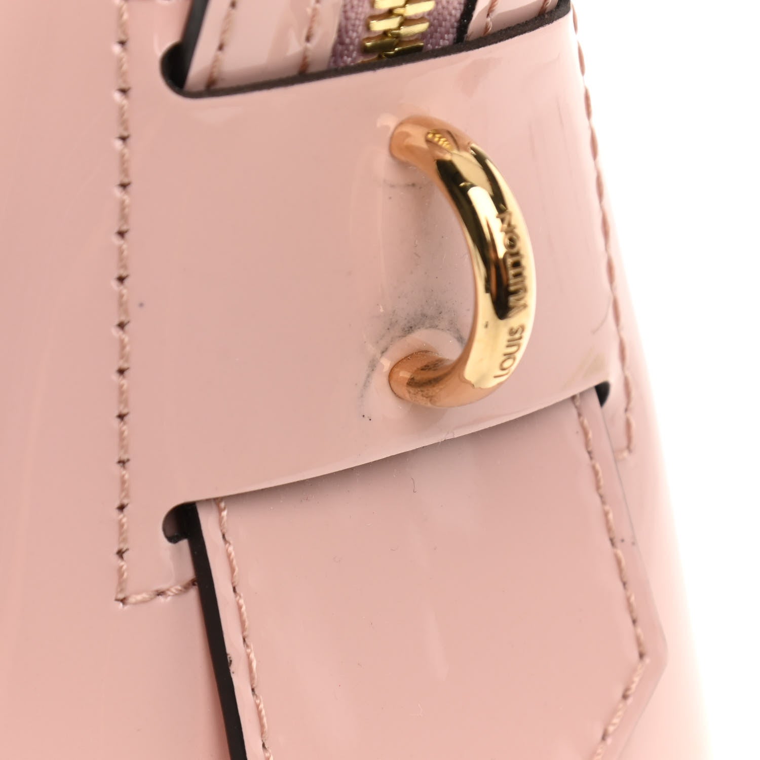 Louis Vuitton Patent Calfskin Miroir Tote Rose Ballerine 12 of 12