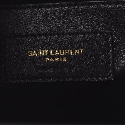 Saint Laurent Shiny Calfskin Medium Uptown Tote Black 7 of 8
