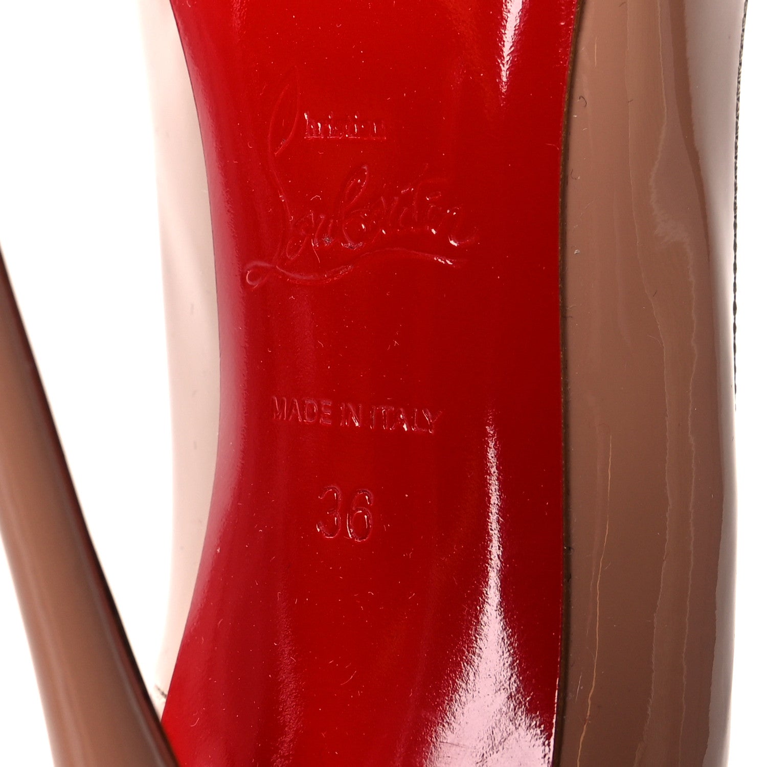 Christian Louboutin Patent So Kate 120 Pumps 36 Nude 7 of 7
