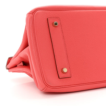 Hermes Taurillon Clemence JPG Shoulder Birkin II 42 Bougainvillea 8 of 10