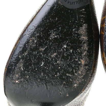 Louis Vuitton Monogram Cherie Pumps 37.5 Black 10 of 13
