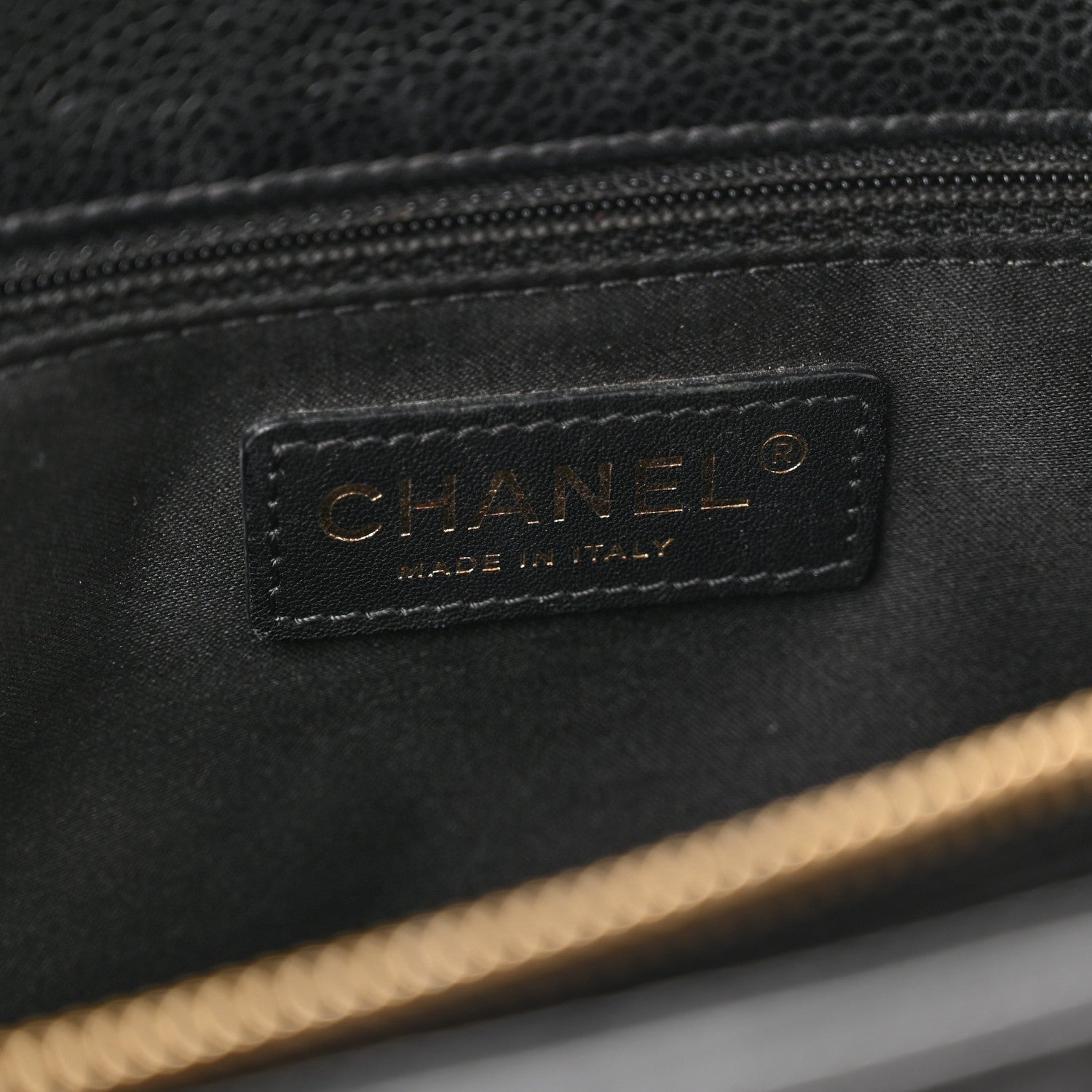 Chanel Caviar Quilted Grand Shopping Tote GST Black 6 of 11