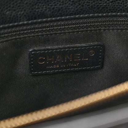 Chanel Caviar Quilted Grand Shopping Tote GST Black 6 of 11