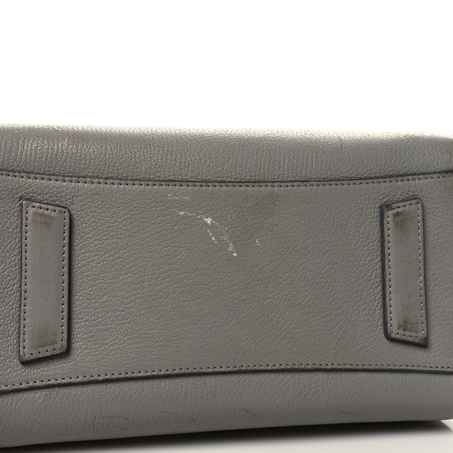 Sugar Goatskin Small Antigona Pearl Grey