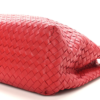 Bottega Veneta Nappa Intrecciato Medium Tote  Red 10 of 10