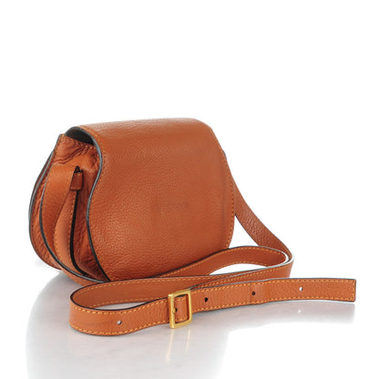 Chloe Calfskin Mini Marcie Round Crossbody Bag Tan 3 of 9