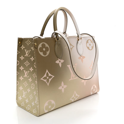 Louis Vuitton Monogram Giant Spring In The City OnTheGo MM Sunset Kaki 3 of 11