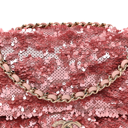 Chanel Sequin Mini Rectangular Flap Pink 8 of 10