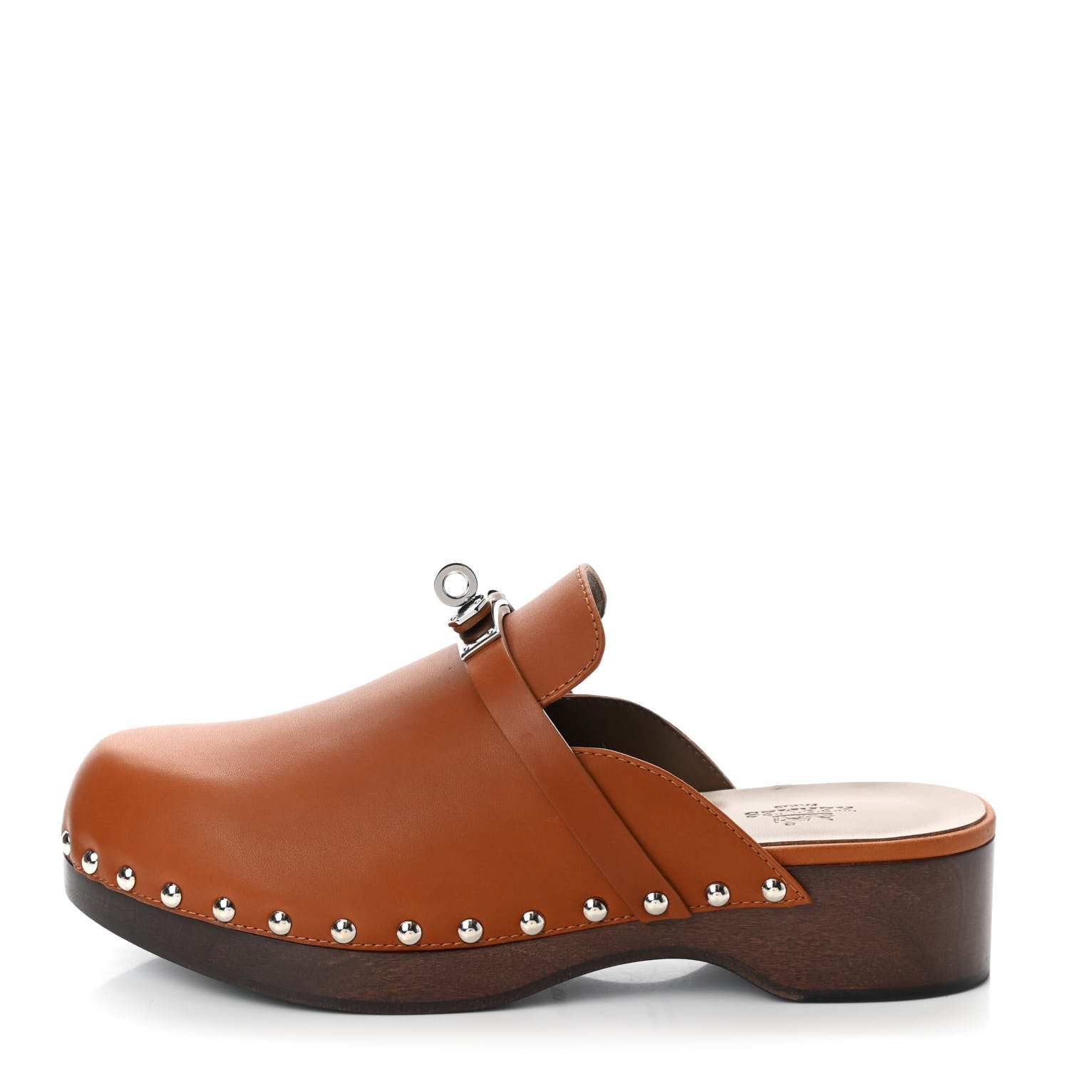 Hermes Heritage Calfskin Carlotta Mules 37 Naturel 1 of 8