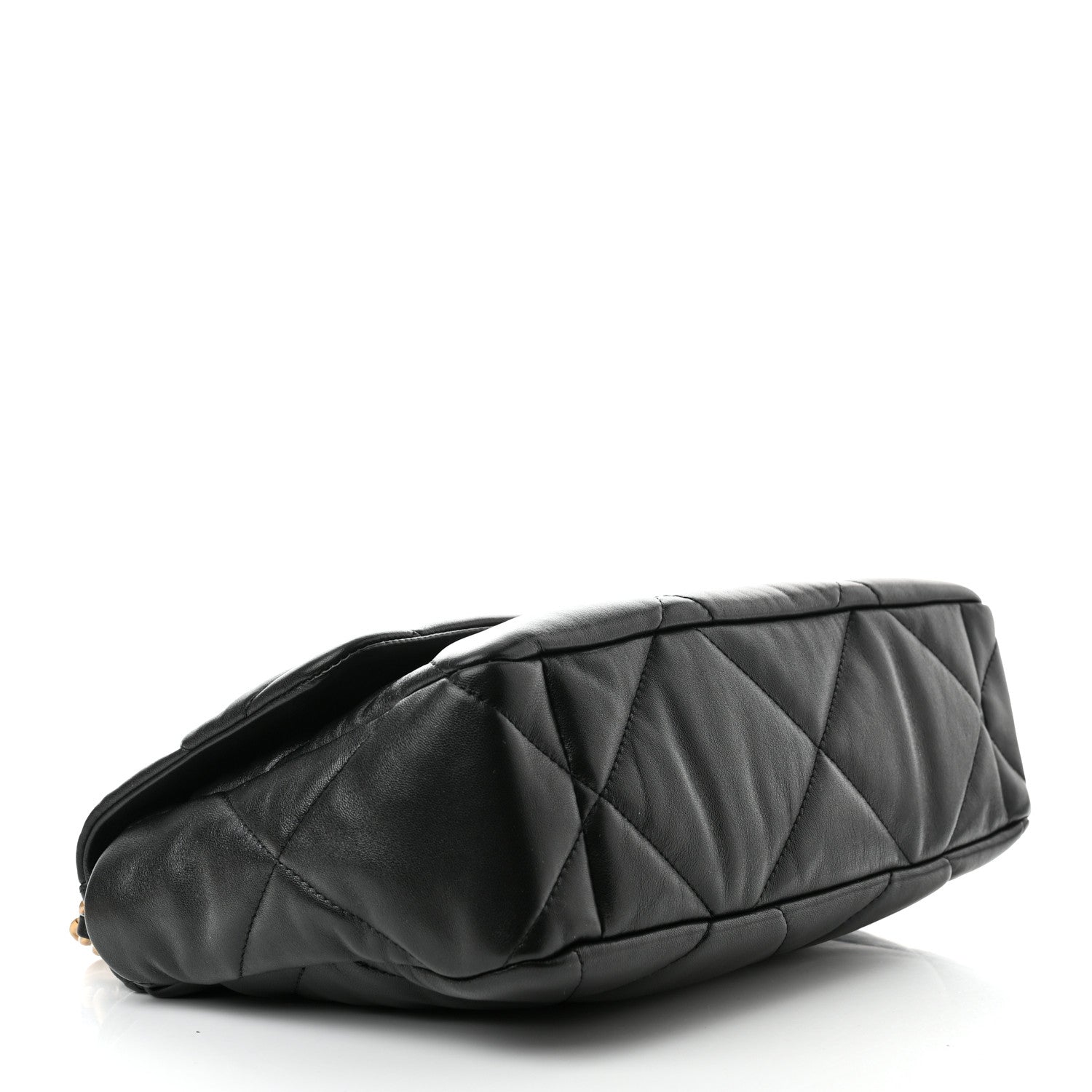 Chanel Lambskin Quilted Large Chanel 19 Flap Black 4 of 11
