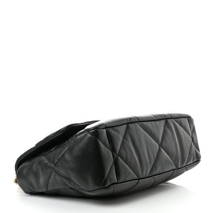 Chanel Lambskin Quilted Large Chanel 19 Flap Black 4 of 11