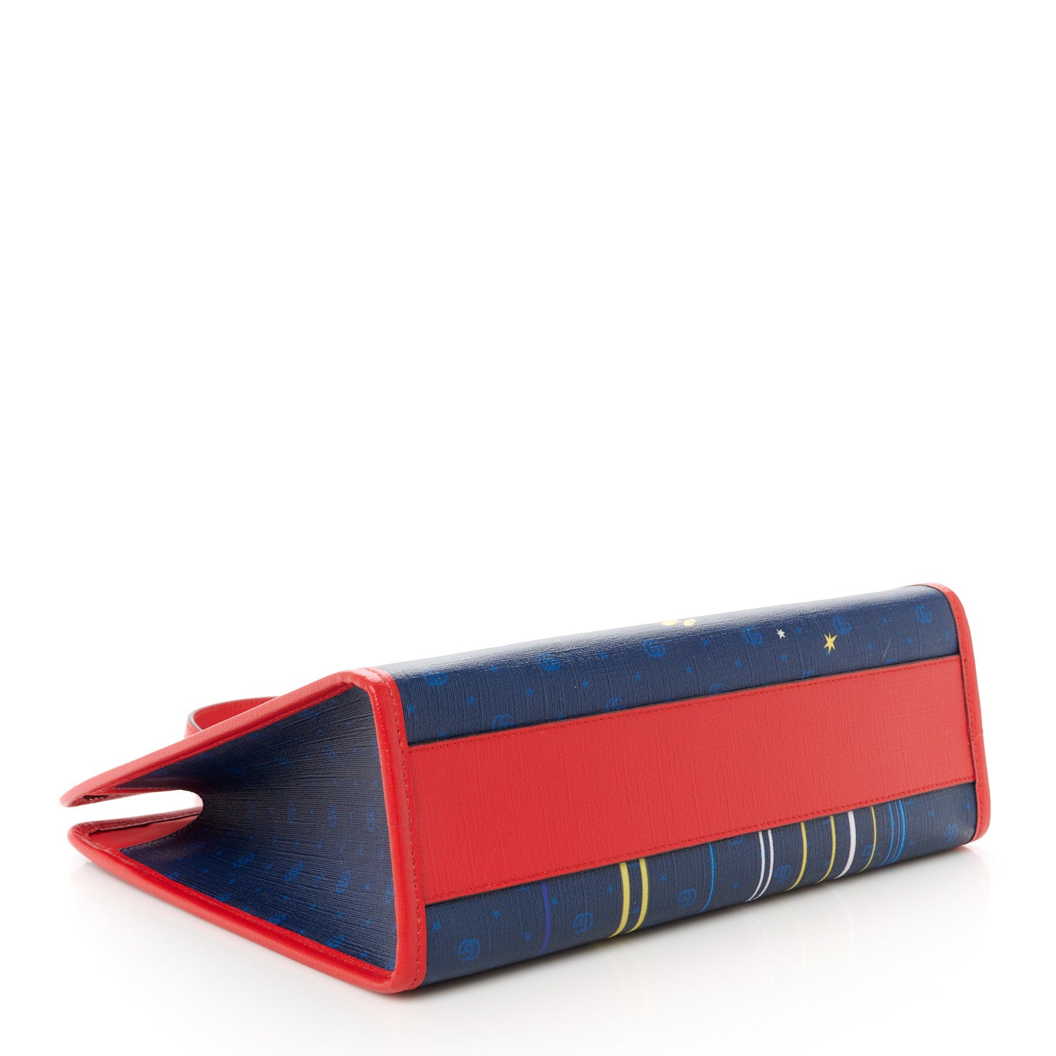 Gucci Coated Canvas The Jetsons Childrens Tote Blue Red Multicolor 4 of 11