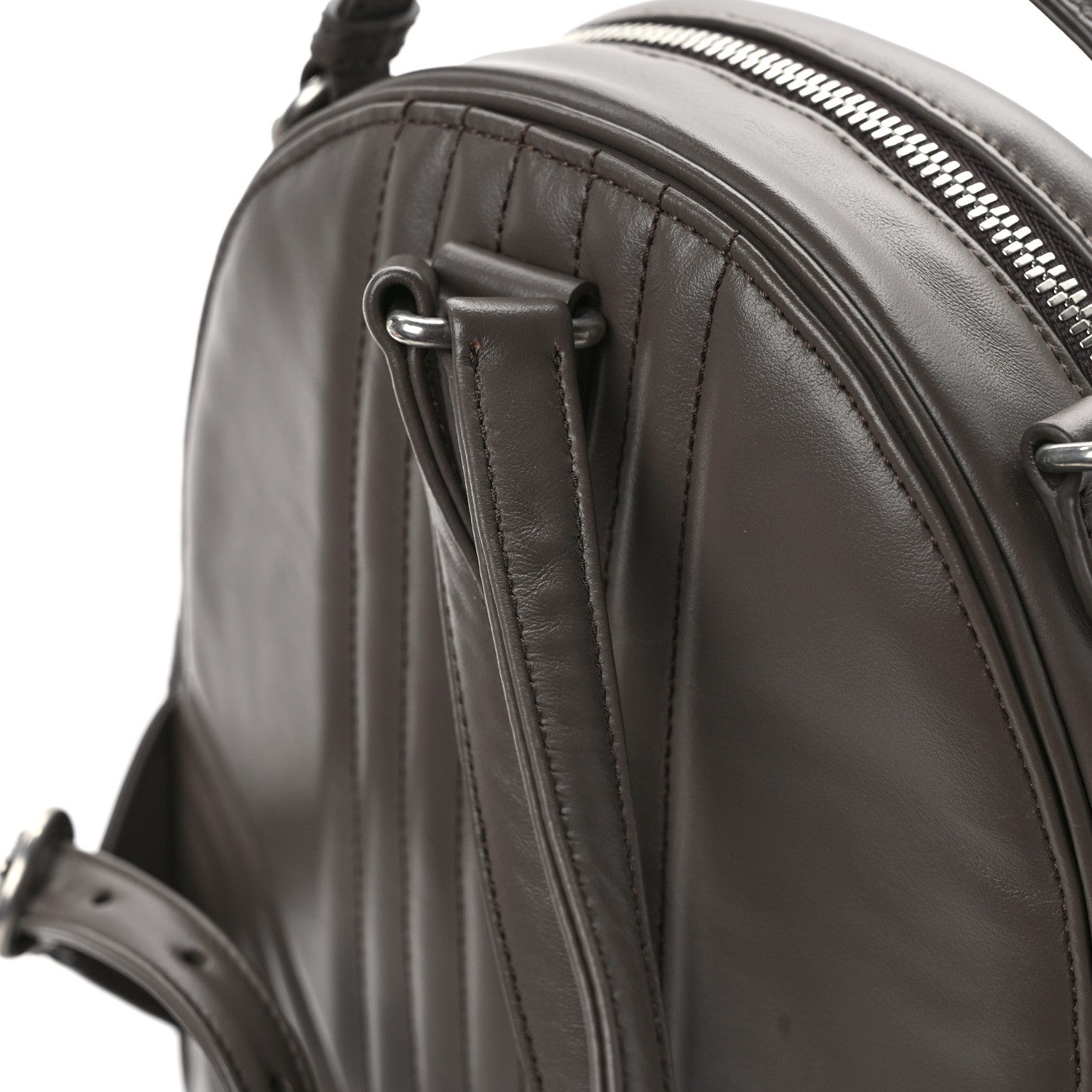 Prada Soft Calfskin Impunture Diagramme Day Backpack Bambu 10 of 12