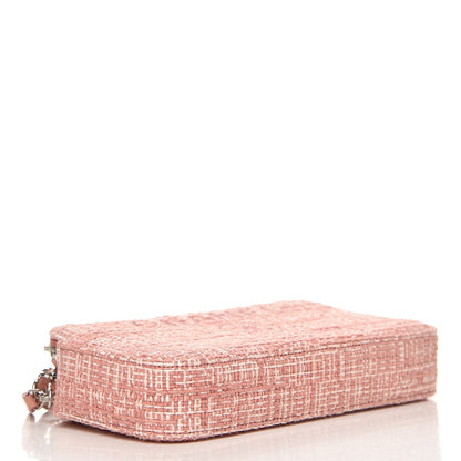 Chanel Canvas Small Deauville Clutch With Chain Pink 4 of 9