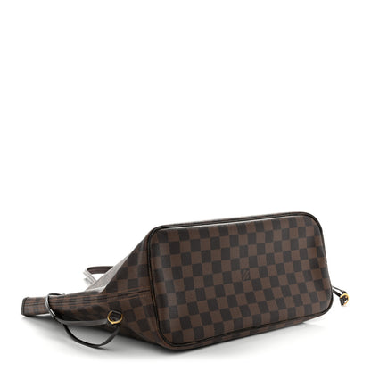 Louis Vuitton Damier Ebene Neo Neverfull MM Rose Ballerine 3 of 10