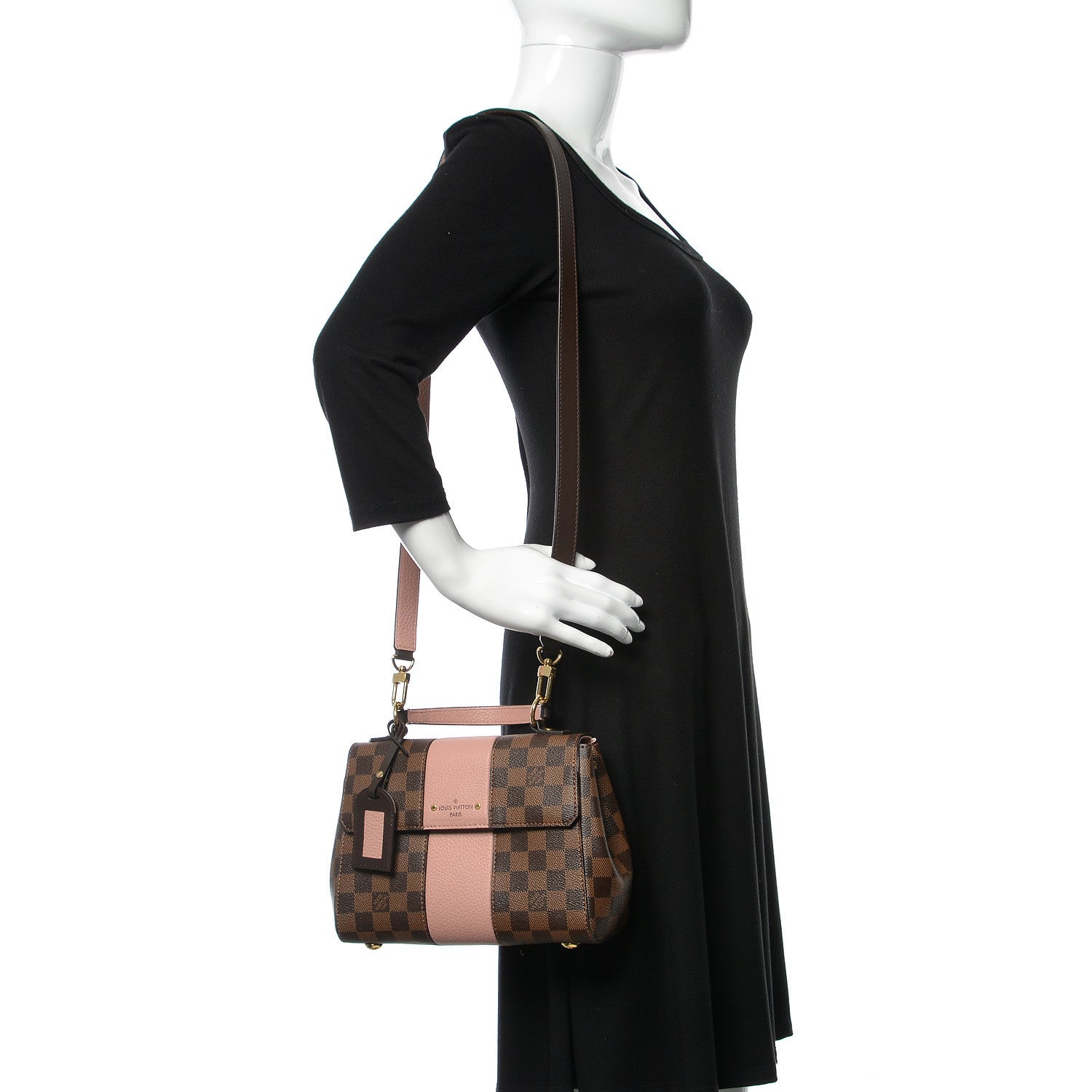 Louis Vuitton Damier Ebene Bond Street BB Magnolia 2 of 8