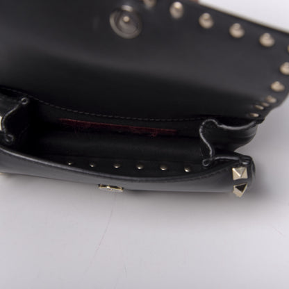 Valentino Garavani Calfskin Rockstud Belt Bag Black 5 of 18