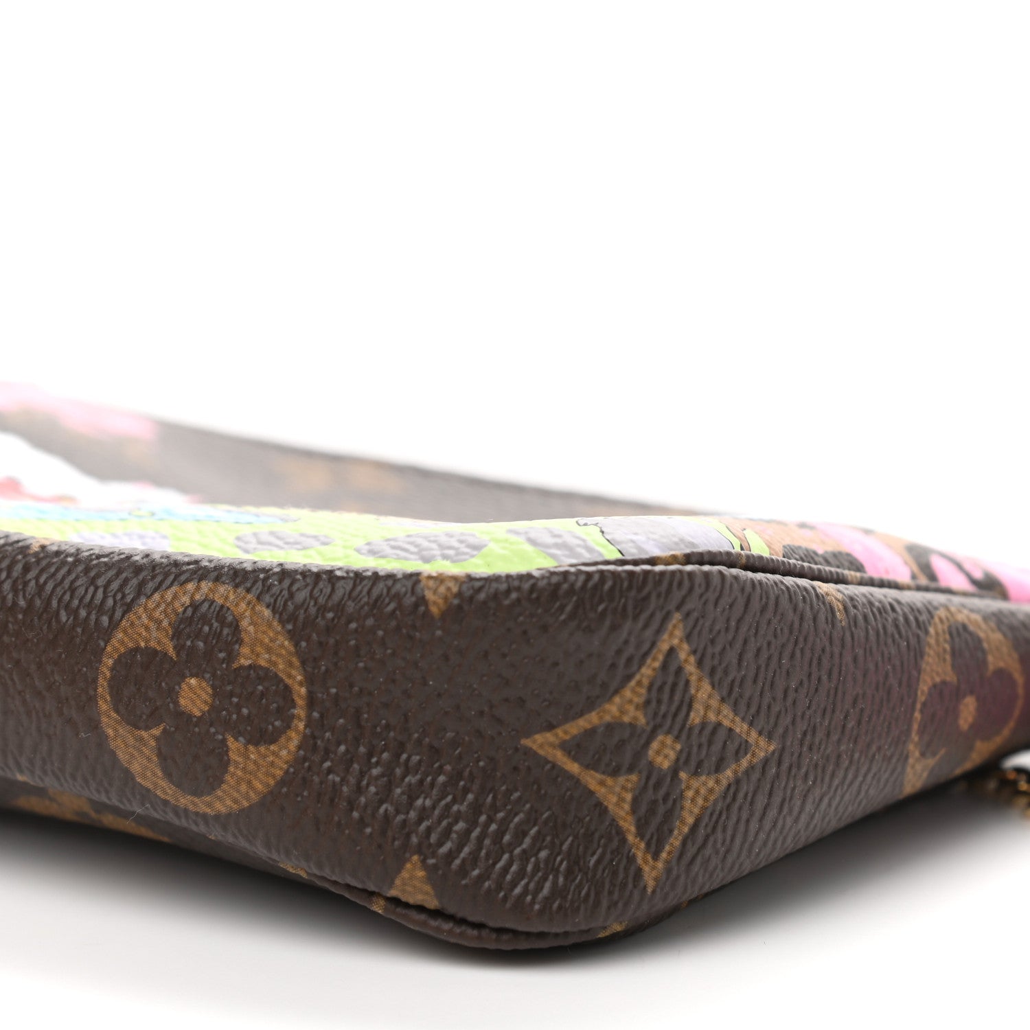 Louis Vuitton Monogram 2021 Christmas Animation Japanese Garden Mini Pochette Accessories Wisteria Pink 10 of 10