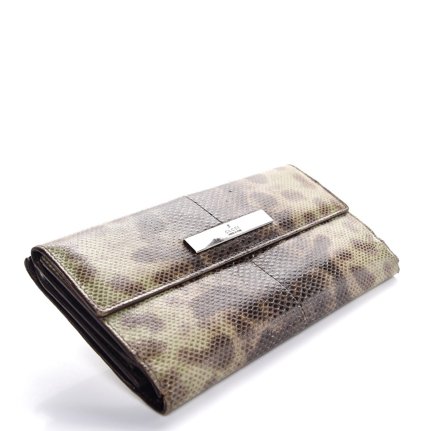 Gucci Python Continental Wallet Brown 4 of 9