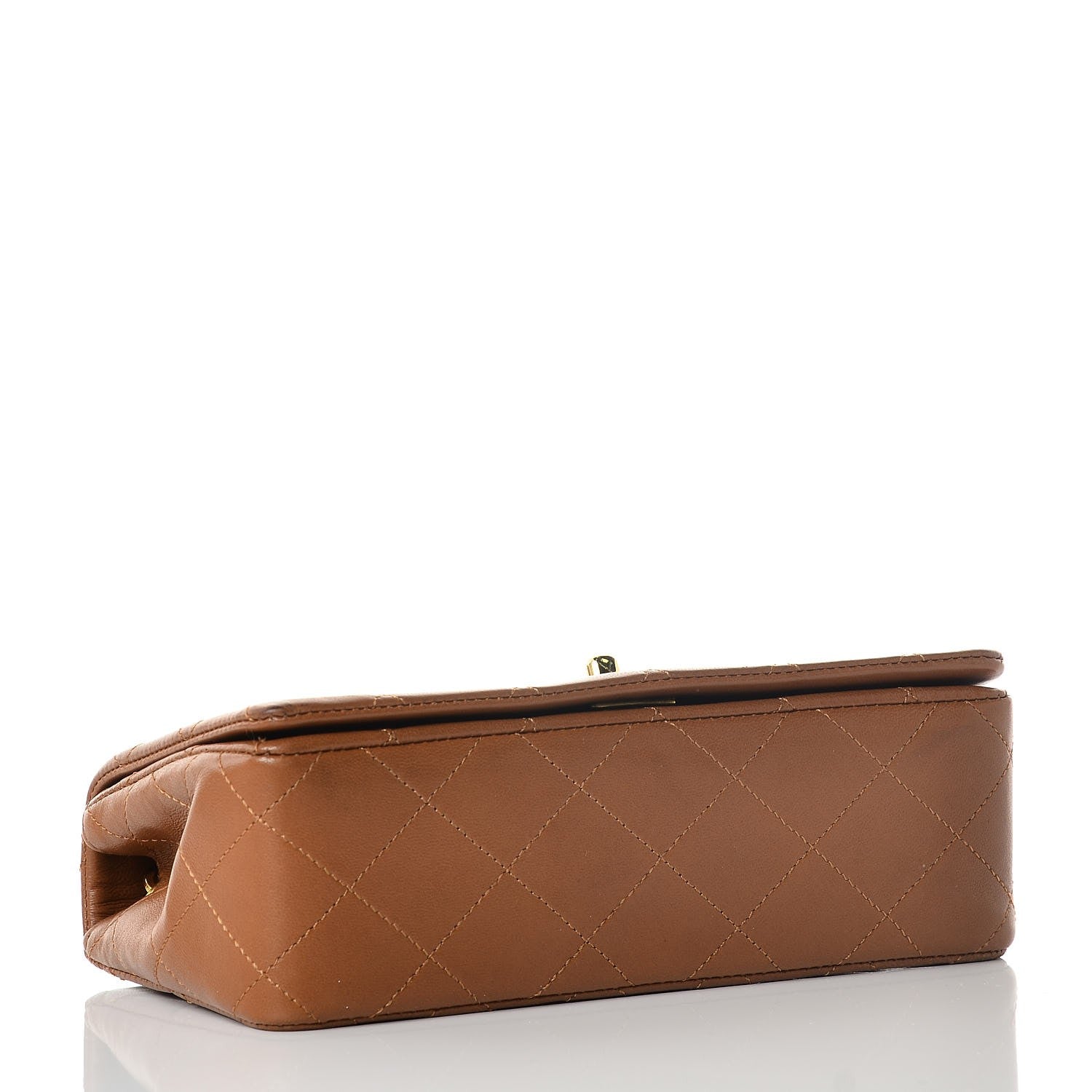 Chanel Lambskin Quilted Small Single Flap Bag Brown 4 of 13