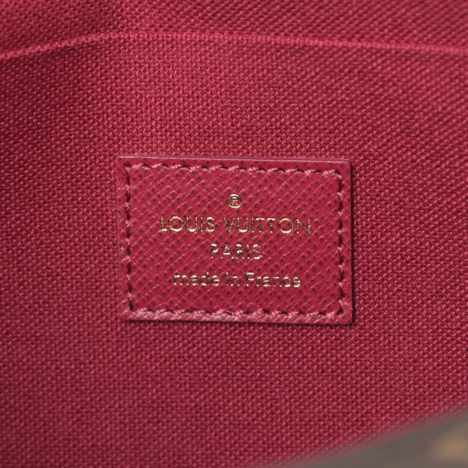 Louis Vuitton Monogram Pochette Felicie Chain Wallet Fuchsia 8 of 12