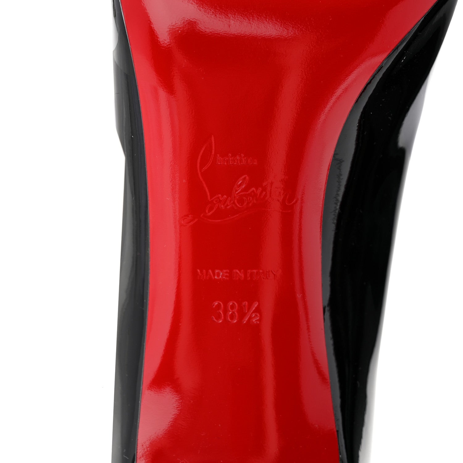 Christian Louboutin Patent Dolly 70 Pumps 38.5 Black 6 of 8