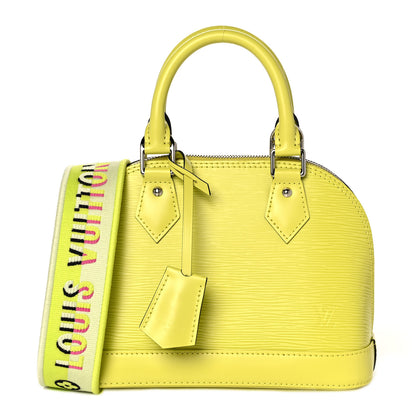 Louis Vuitton Epi Jacquard Alma BB Yellow Citron 1 of 8