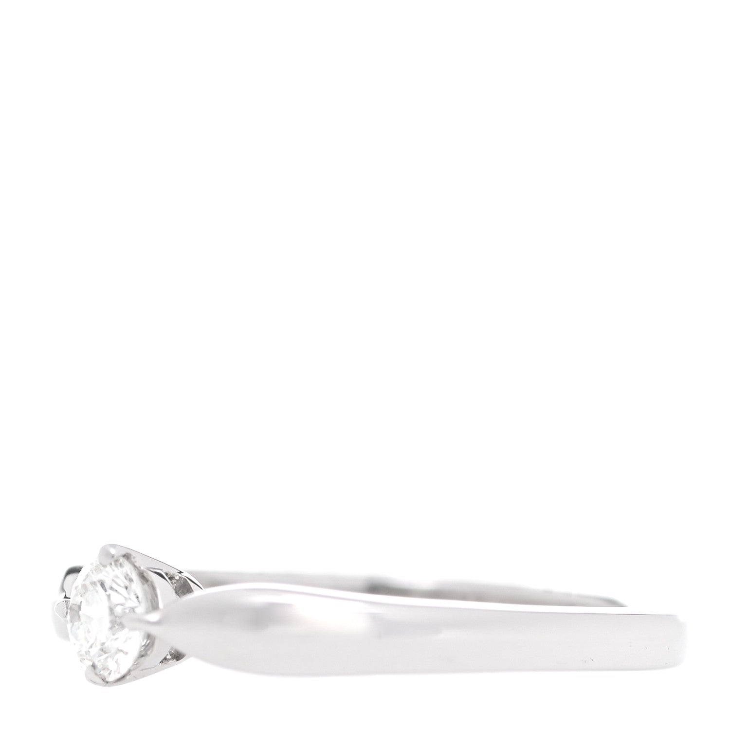 Bulgari Platinum Diamond .23ct Dedicata a Venezia Solitaire Engagement Ring 48 4.5 3 of 7
