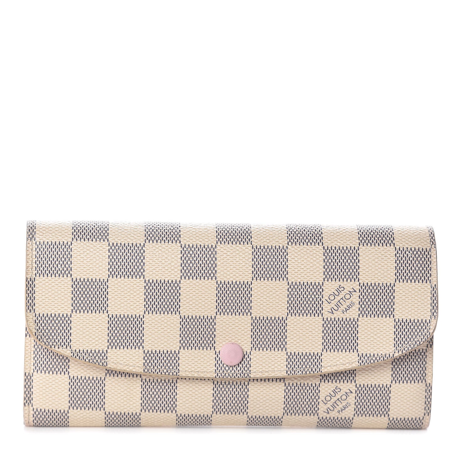 Damier Azur Emilie Wallet Rose Ballerine