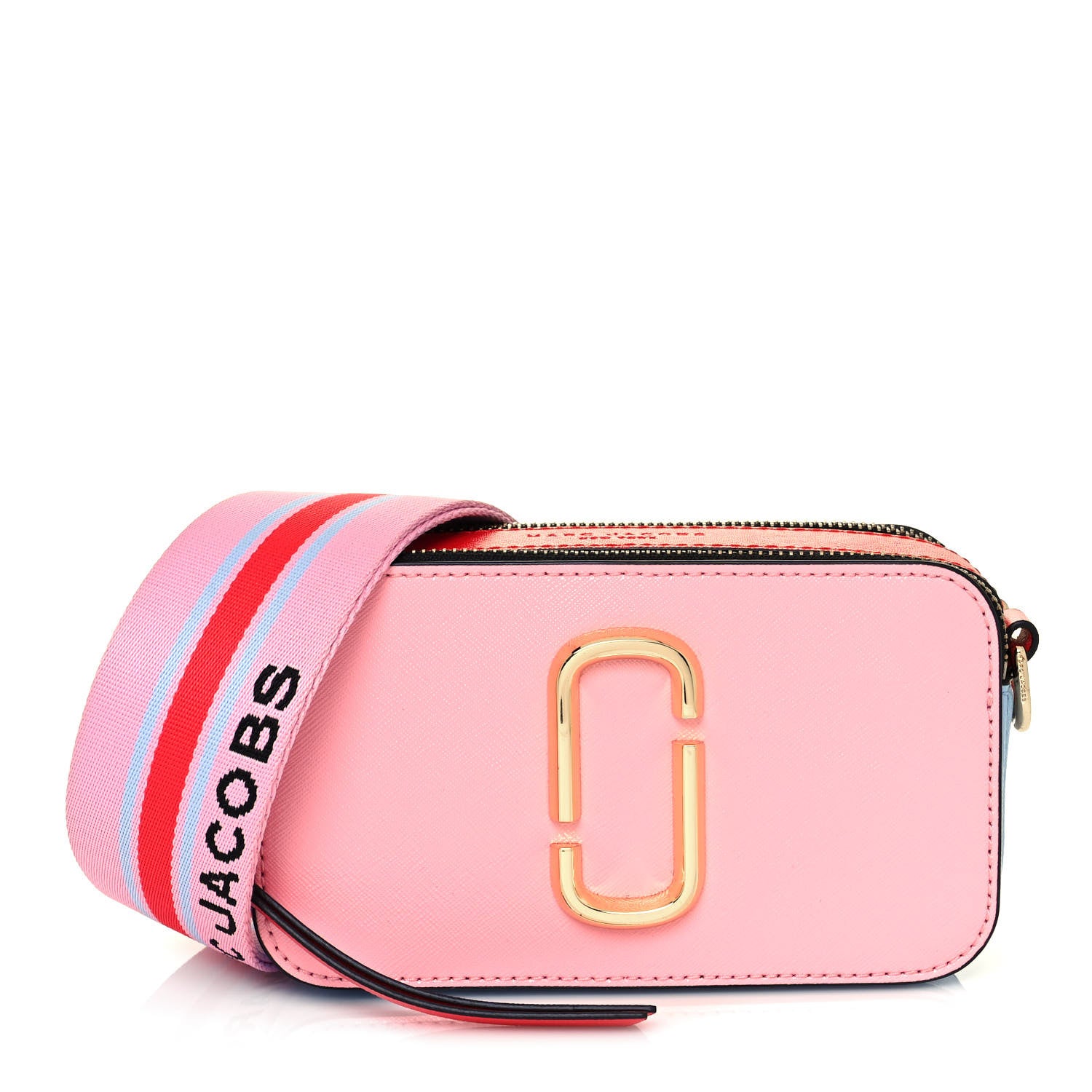 Marc Jacobs Saffiano Small Snapshot Camera Bag Tart Pink Multicolor 1 of 10
