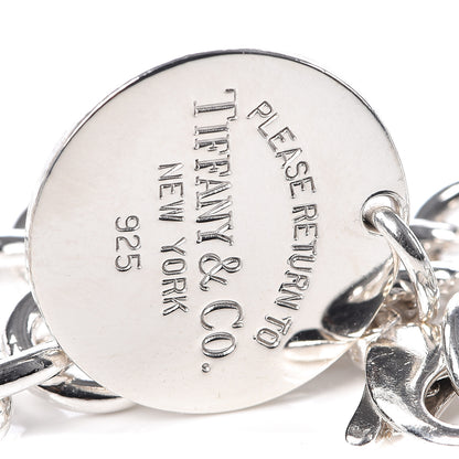 Tiffany Sterling Silver Return to Round Tag Charm Bracelet 4 of 4