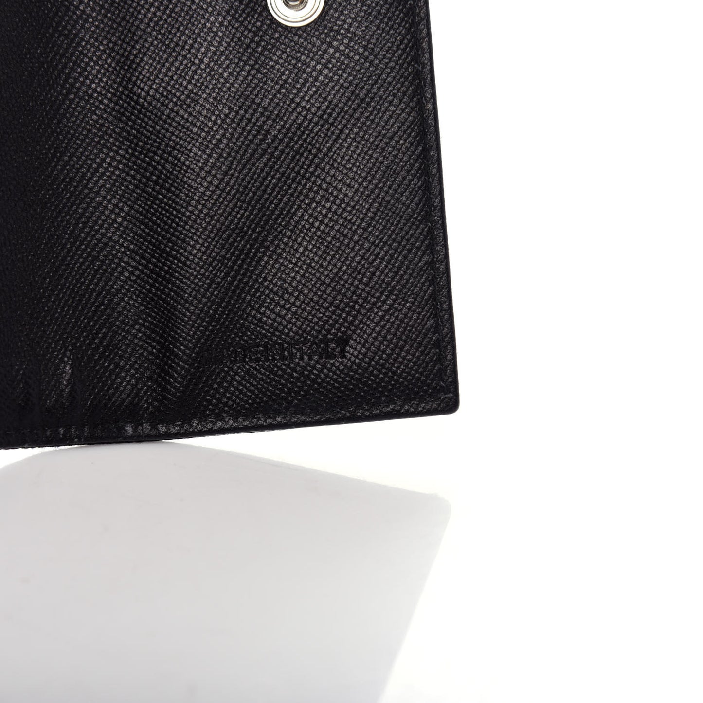 Nylon Tri-Fold Compact Wallet Black