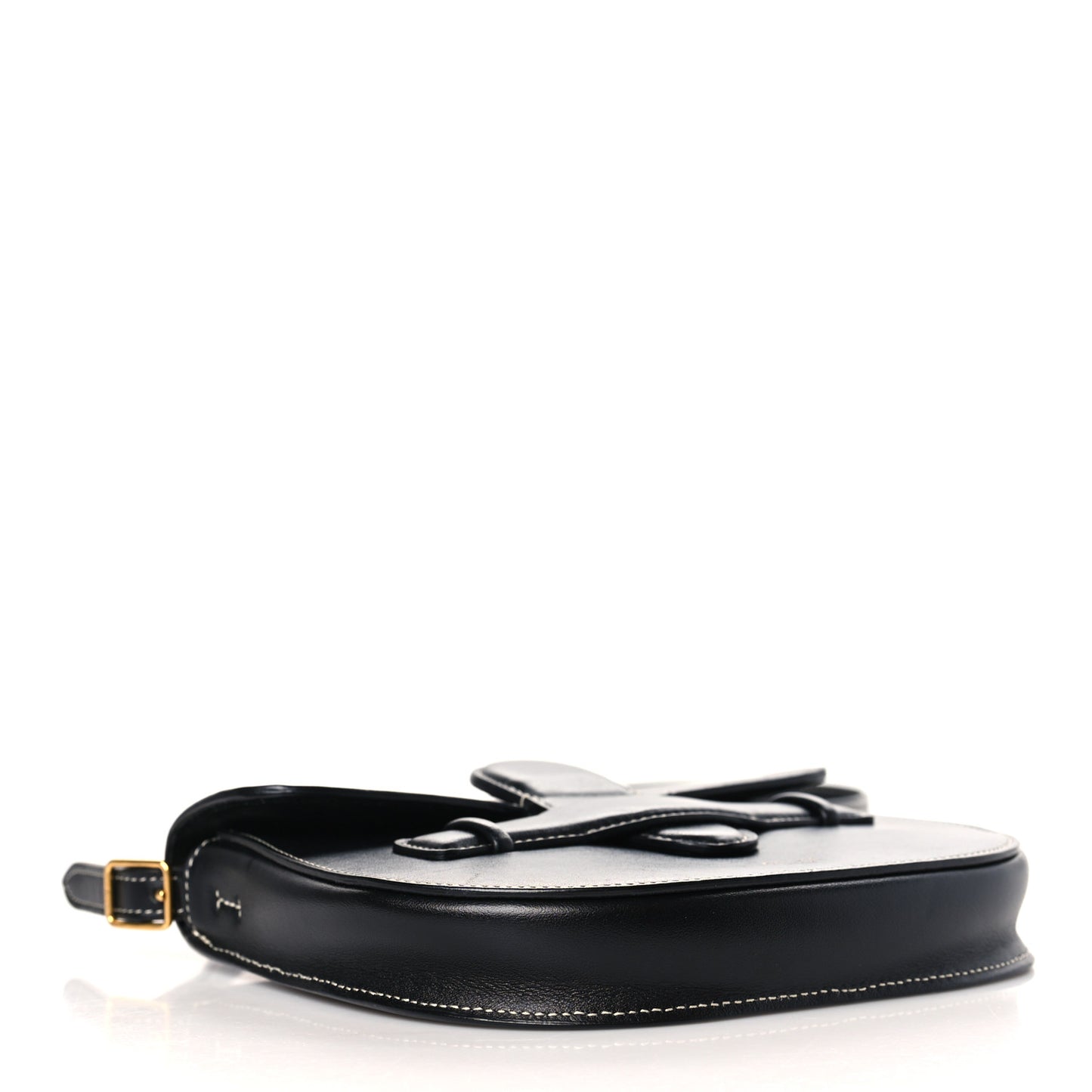 Smooth Calfskin Mini Symmetrical Bag Black