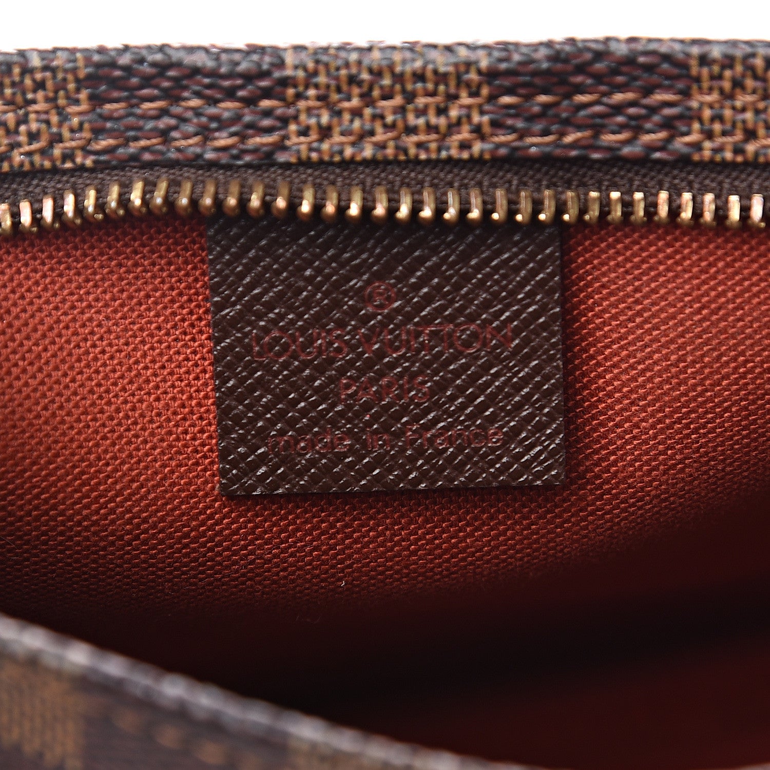 Louis Vuitton Damier Ebene Trousse Make Up Bag Pochette 5 of 8