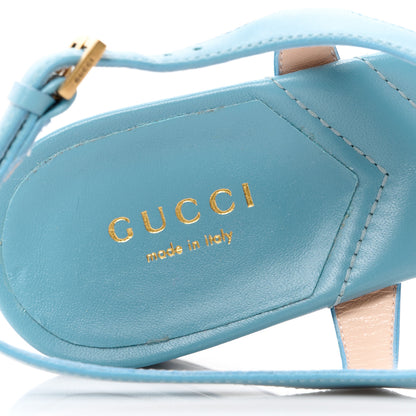 Gucci Nappa Matelasse Double G 35mm Thong Sandals 35 Sweet Blue 7 of 7